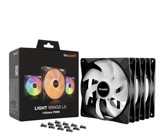 BE QUIET! Light Wings LX 140mm PWM Triple Pack 3x140mm - 1287578 - zdjęcie 2